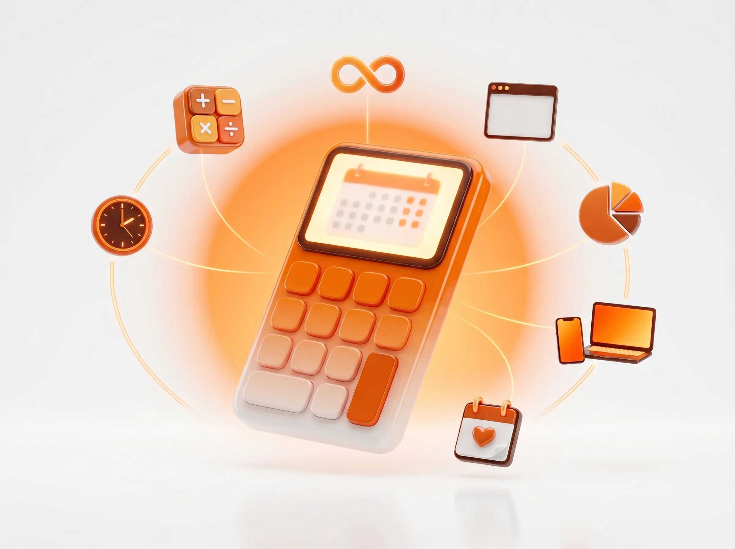 Recursos inteligentes do contador de dias online
